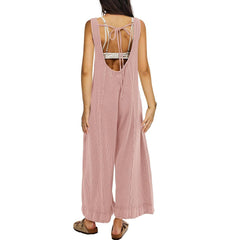 Women's Waffle Backless Jumpsuit (Buy 2 Free Shipping)