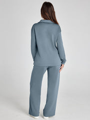Women's 2 Piece Sets Outfits Casual Long Sleeve Sweatsuits Sets (Same as in the video)