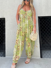 2024 Patchwork Print Loose Jumpsuit (Buy 2 Free Shipping)