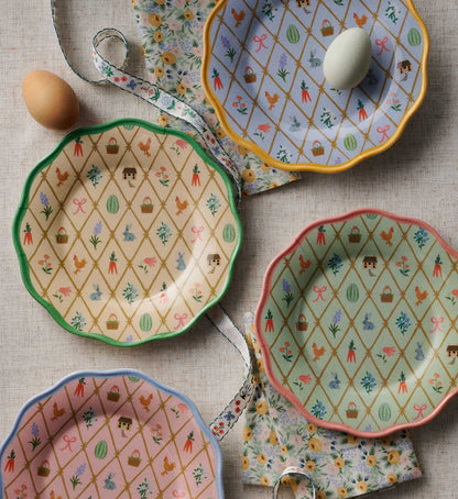 Melamine Assorted Dessert Plates - Spring Farm