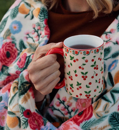 Porcelain Mug - Cherries