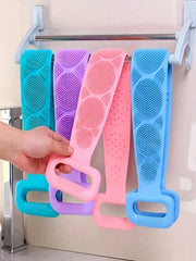 Back Scrubber for Shower,2 Pcs Silicone Back Scrubber for Shower, Silicone Exfoliating Bath Body Brush with Handle for Mens and Womens
