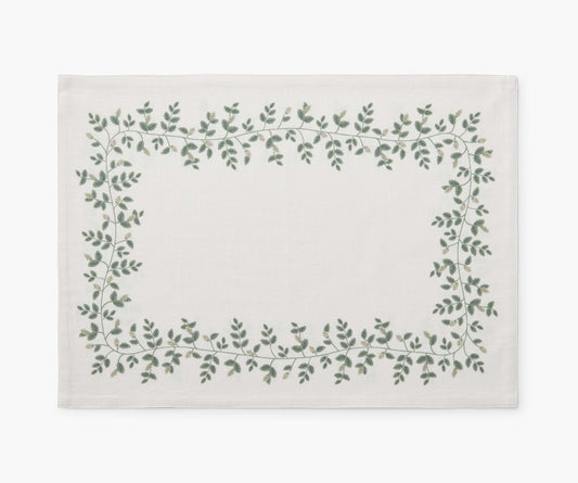 Cotton Placemats - Climbing Vines