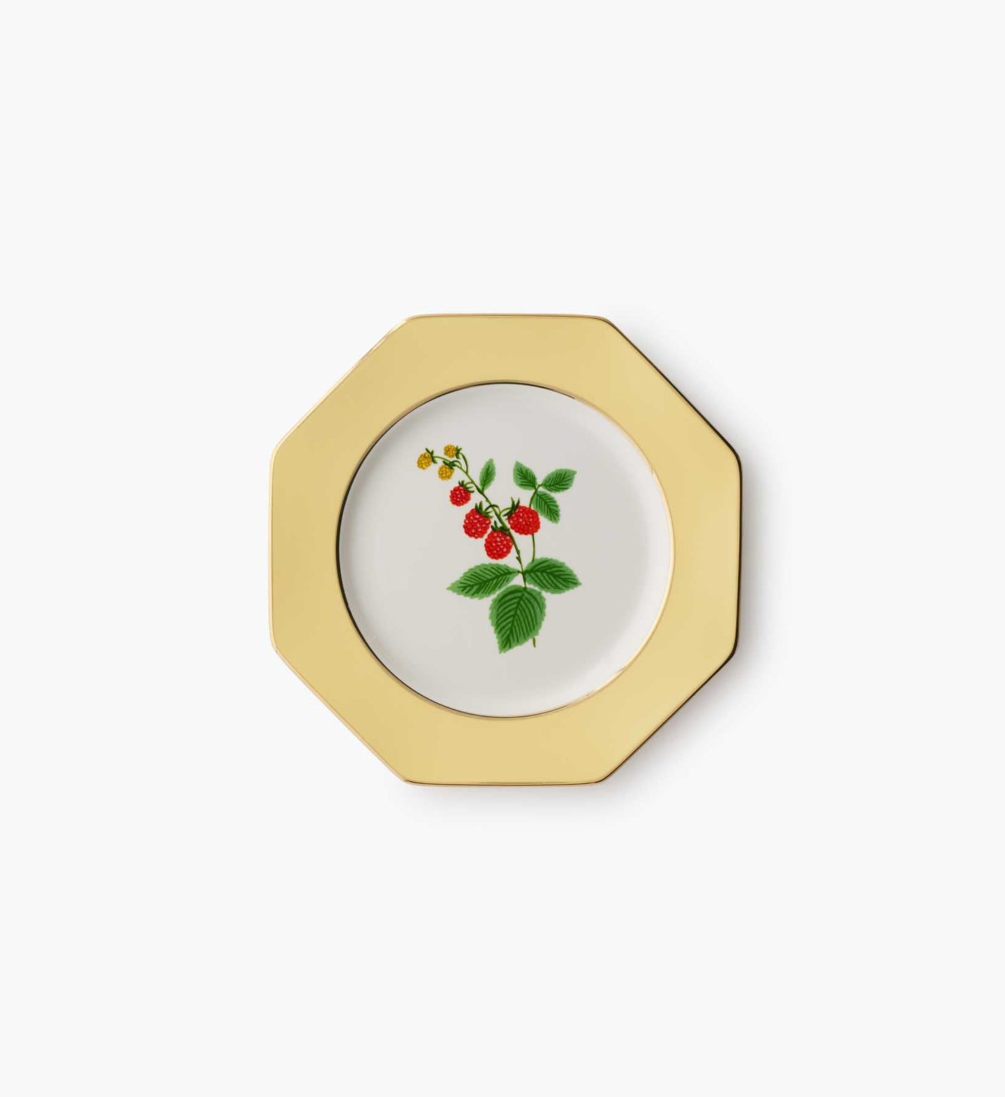 Porcelain Dessert Plate Set - Roses