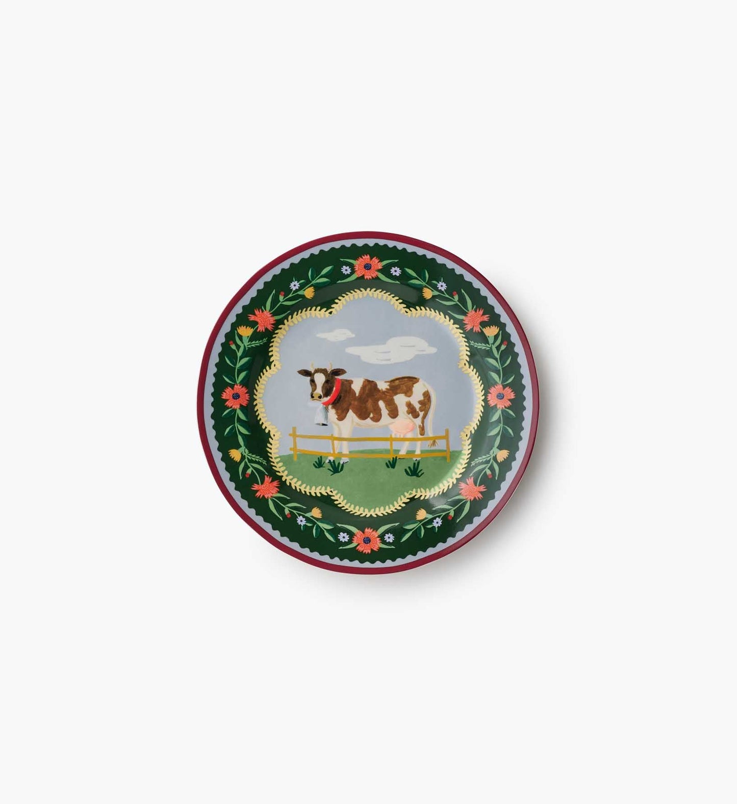 Porcelain Dessert Plate Set - Home Sweet Home